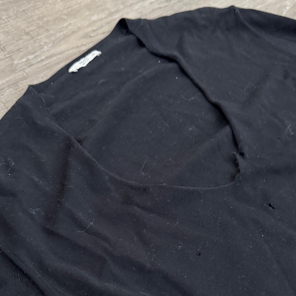 Prada Women's Black V-Neck Sweater - Picture 5 of 13